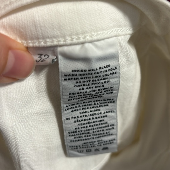 J Brand Franky White High Waisted Straight Leg Cropped Bootcut Jeans - Picture 7 of 8